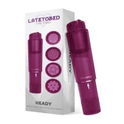 Latetobed Stimulateur Vibrant 4 Têtes HEADY Violet -FÉMINITÉS boutique stimulateur vibrant 4 tetes heady violet 2