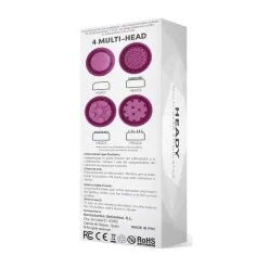 Latetobed Stimulateur Vibrant 4 Têtes HEADY Violet -FÉMINITÉS boutique stimulateur vibrant 4 tetes heady violet 3