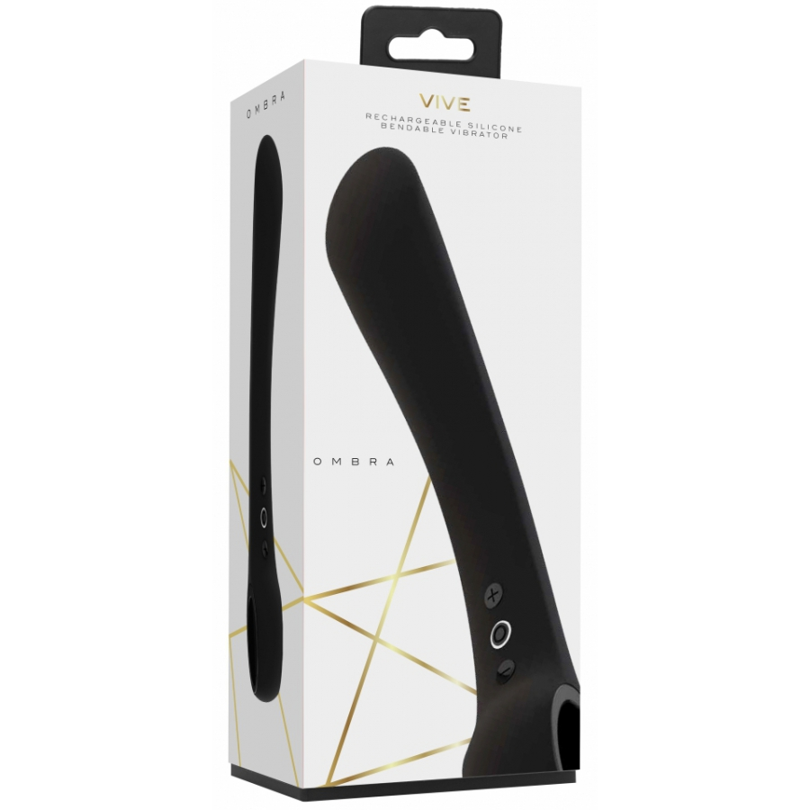 Stimulateur Vibrant OMBRA Vive 12 X 3.5cm Noir 2 Stimulateur Vibrant OMBRA Vive 12 X 3.5cm Noir – Image 2