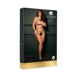 Le Desir String AMI Grande Taille Noir -FÉMINITÉS boutique string ami grande taille noir 2
