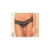 Rene Rofe String En V En Dentelle - Ouvert Sur L'entrejambe