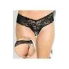 Softline String Ouvert Elizaveta - Noir