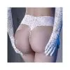 Chilirose String Perles IZIA + Mini Vibro Blanc