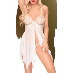 Penthouse Nuisette Sweet Beast - Blanche