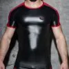 AD Fetish T-shirt RUB MESH Rouge
