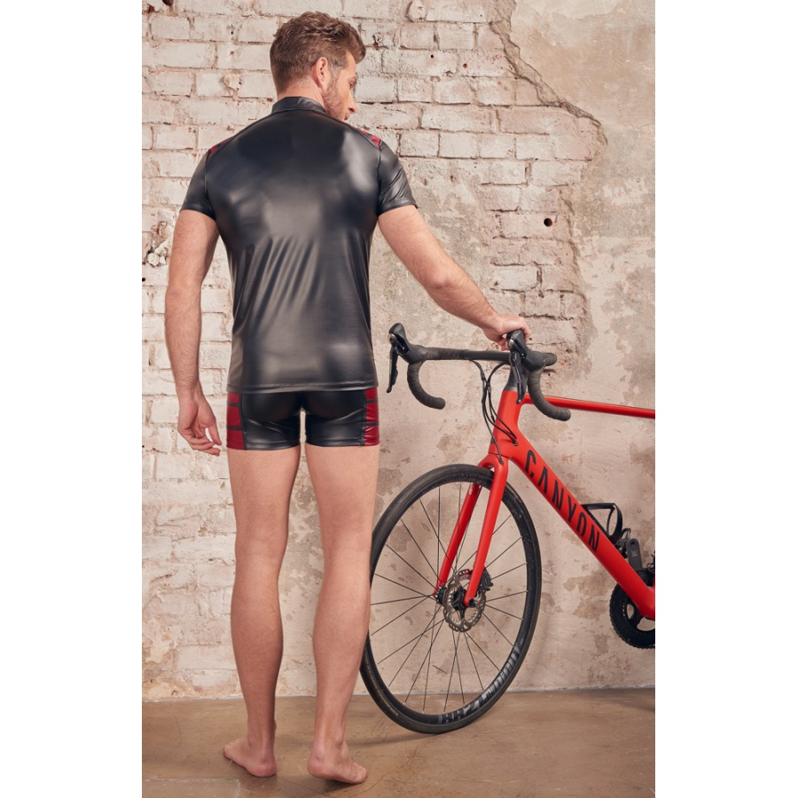 NEK T-shirt VEGA Noir-Rouge 7 NEK T-shirt VEGA Noir-Rouge – Image 7