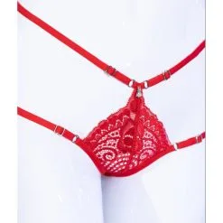 Chilirose Tanga CALLISTA Rouge -FÉMINITÉS boutique tanga callista rouge 2