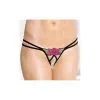Softline Tanga Ouvert BEGNINA - Noir Et Rose