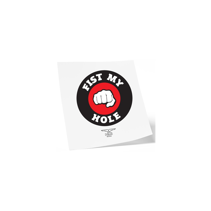 Mr B - Mister B Tatouage éphémère FIST MY HOLE 10 X 10cm 2 Mr B - Mister B Tatouage éphémère FIST MY HOLE 10 X 10cm – Image 2