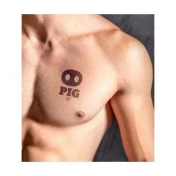 Mr B - Mister B Tatouage éphémère MrB PIG 10 X 10cm