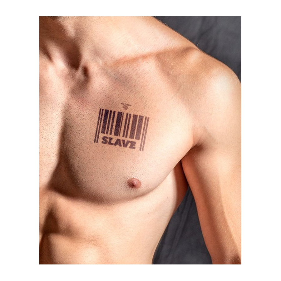 Mr B - Mister B Tatouage éphémère MrB SLAVE 10 X 10cm 1 Mr B - Mister B Tatouage éphémère MrB SLAVE 10 X 10cm