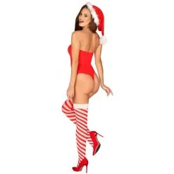 Obsessive Tenue Noël Kissmas Teddy 3 Pièces -FÉMINITÉS boutique tenue noel kissmas teddy 3 pieces 2