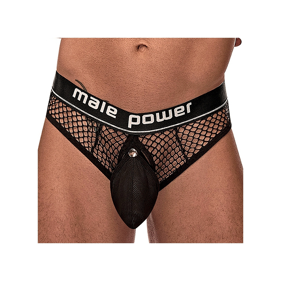 Male Power Thong COCK PIT Noir 1 Male Power Thong COCK PIT Noir