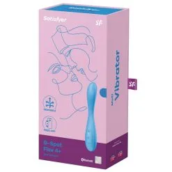 Vibro Connecté G-SPOT FLEX 4+ Satisfyer 20cm Bleu -FÉMINITÉS boutique vibro connecte g spot flex 4 satisfyer 20cm bleu 2