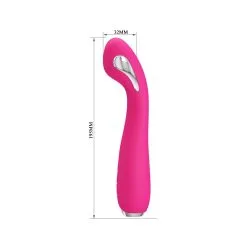 Vibro Electro HECTOR Pretty Love 19.5 X 3.2 Cm Rose -FÉMINITÉS boutique vibro electro hector pretty love 195 x 32 cm rose 5