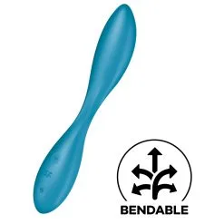 Vibro G-SPOT FLEX 1 Satisfyer 20cm Turquoise -FÉMINITÉS boutique vibro g spot flex 1 satisfyer 20cm turquoise 5