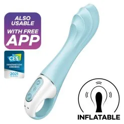 Vibro Gonflable AIR PUMP VIBRATOR 5+ Satisfyer 12 X 3.5cm -FÉMINITÉS boutique vibro gonflable air pump vibrator 5 satisfyer 12 x 35cm 6