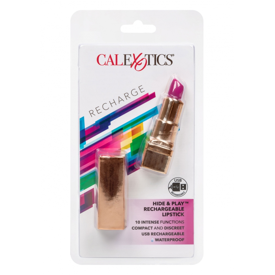 CalExotics Vibro LIPSTICK 8cm Rose 2 CalExotics Vibro LIPSTICK 8cm Rose – Image 2