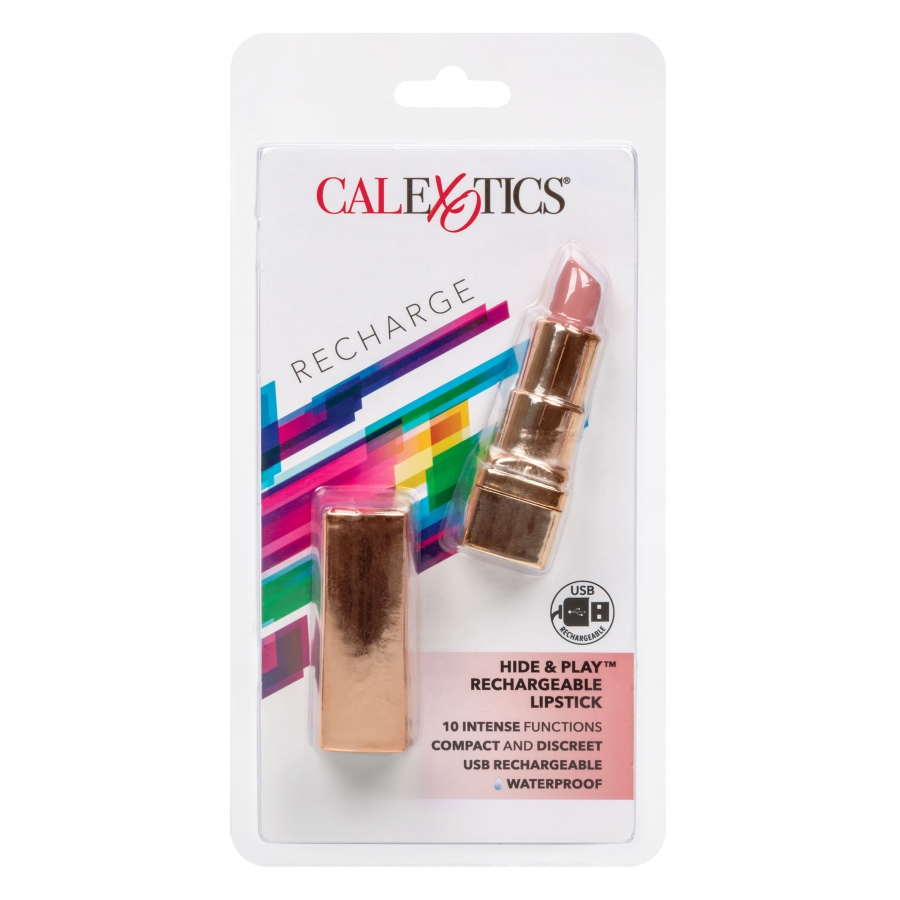 CalExotics Vibro LIPSTICK 8cm Rose Clair 2 CalExotics Vibro LIPSTICK 8cm Rose Clair – Image 2