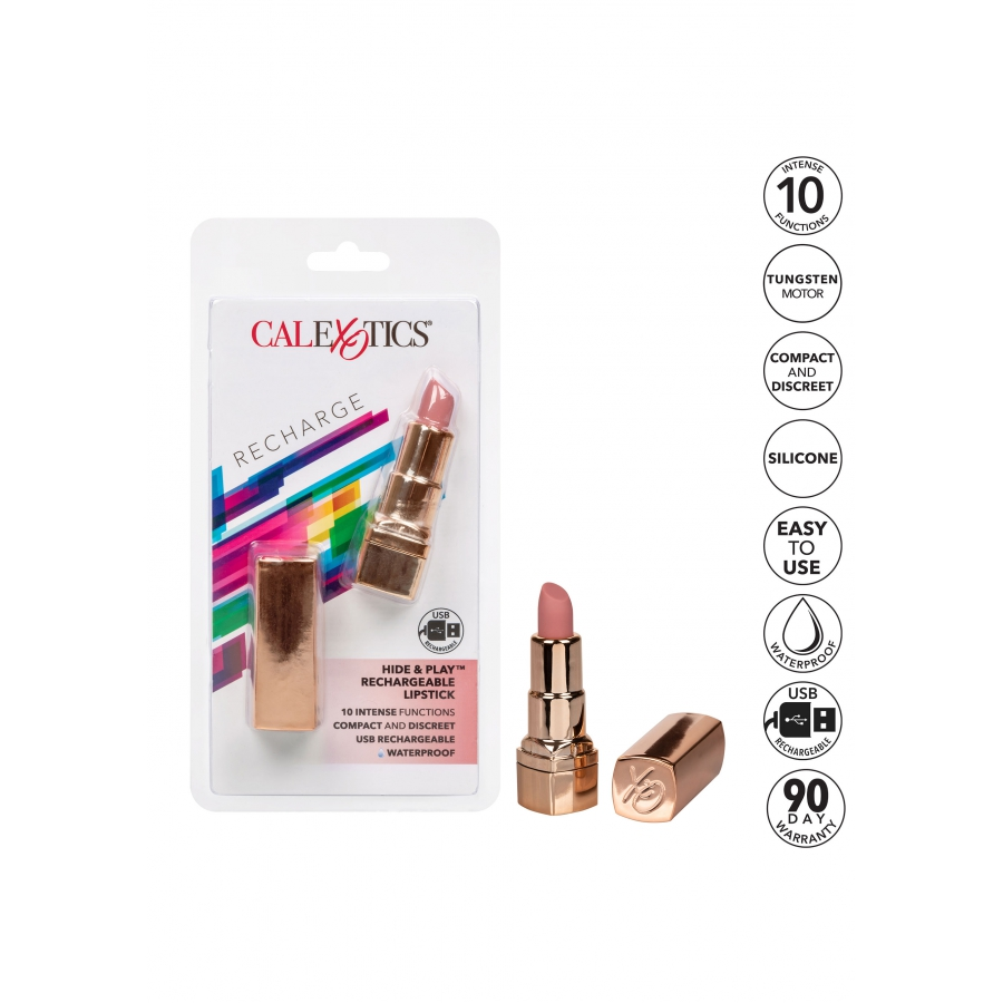 CalExotics Vibro LIPSTICK 8cm Rose Clair 9 CalExotics Vibro LIPSTICK 8cm Rose Clair – Image 9
