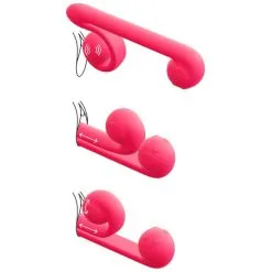 Snailvibe Vibro Point G SNAIL VIBE 13 X 3.3cm Rose -FÉMINITÉS boutique vibro point g snail vibe 13 x 33cm rose 2