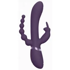 Vive Vibro Rabbit 3 En 1 RINI Violet -FÉMINITÉS boutique vibro rabbit 3 en 1 rini violet 2