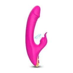 Generique Vibro Rabbit à Aspiration AMANT VIBE 22cm Rose