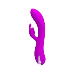 Vibro Rabbit à Aspiration SAM Pretty Love 11 X 3.5 Cm Violet -FÉMINITÉS boutique vibro rabbit a aspiration sam pretty love 11 x 35 cm violet 2