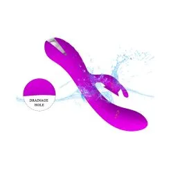 Vibro Rabbit à Aspiration SAM Pretty Love 11 X 3.5 Cm Violet -FÉMINITÉS boutique vibro rabbit a aspiration sam pretty love 11 x 35 cm violet 4