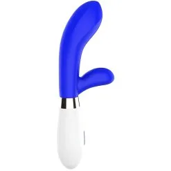 Luminous Vibro Rabbit ACHILLES 20cm Bleu -FÉMINITÉS boutique vibro rabbit achilles 20cm bleu 3