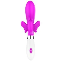 Luminous Vibro Rabbit ALEXIOS 21cm Rose -FÉMINITÉS boutique vibro rabbit alexios 21cm rose 2