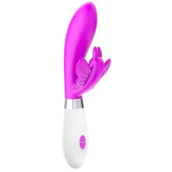 Luminous Vibro Rabbit ALEXIOS 21cm Rose