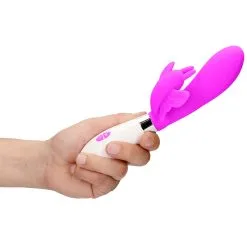Luminous Vibro Rabbit ALEXIOS 21cm Rose -FÉMINITÉS boutique vibro rabbit alexios 21cm rose 4