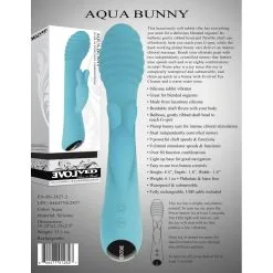 Evolved Vibro Rabbit AQUA BUNNY 20cm -FÉMINITÉS boutique vibro rabbit aqua bunny 20cm 3
