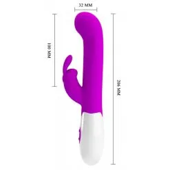 Vibro Rabbit CENTAUR Pretty Love 20cm -FÉMINITÉS boutique vibro rabbit centaur pretty love 20cm 4