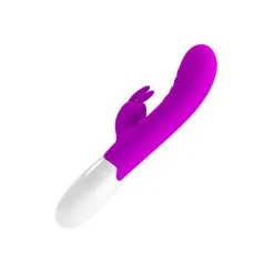 Vibro Rabbit CERBERUS Pretty Love 21cm Violet -FÉMINITÉS boutique vibro rabbit cerberus pretty love 21cm violet 3