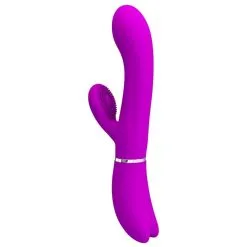 Vibro Rabbit CLIT VIBE Pretty Love 10 X 3.2cm Rose -FÉMINITÉS boutique vibro rabbit clit vibe pretty love 10 x 32cm rose 4