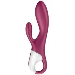 Vibro Rabbit Connecté HEATED AFFAIR Satisfyer 20cm Mauve -FÉMINITÉS boutique vibro rabbit connecte heated affair satisfyer 20cm mauve 3