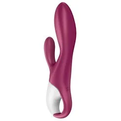 Vibro Rabbit Connecté HEATED AFFAIR Satisfyer 20cm Mauve -FÉMINITÉS boutique vibro rabbit connecte heated affair satisfyer 20cm mauve 4