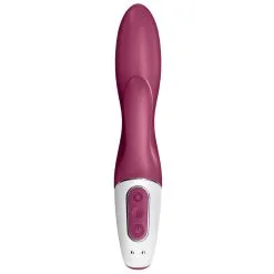 Vibro Rabbit Connecté HEATED AFFAIR Satisfyer 20cm Mauve -FÉMINITÉS boutique vibro rabbit connecte heated affair satisfyer 20cm mauve 8