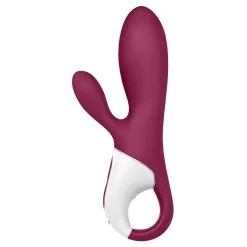 Vibro Rabbit Connecté HOT BUNNY Satisfyer 17 X 3.5cm -FÉMINITÉS boutique vibro rabbit connecte hot bunny satisfyer 17 x 35cm 2