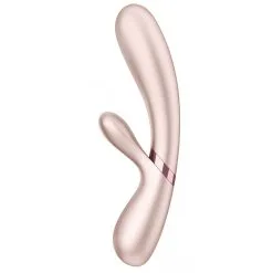 Vibro Rabbit Connecté HOT LOVER Satisfyer 20 X 3cm Silver -FÉMINITÉS boutique vibro rabbit connecte hot lover satisfyer 20 x 3cm silver 2