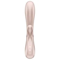 Vibro Rabbit Connecté HOT LOVER Satisfyer 20 X 3cm Silver -FÉMINITÉS boutique vibro rabbit connecte hot lover satisfyer 20 x 3cm silver 5
