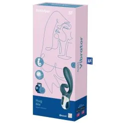 Vibro Rabbit Connecté HUG ME Satisfyer 20cm 10 Vibro Rabbit Connecté HUG ME Satisfyer 20cm -FÉMINITÉS boutique vibro rabbit connecte hug me 20cm 2
