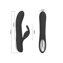 Pretty Love Vibro Rabbit Dylan Noir -FÉMINITÉS boutique vibro rabbit dylan noir 3