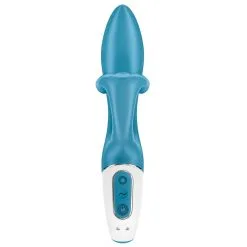 Vibro Rabbit EMBRACE ME Satisfyer 20cm Bleu -FÉMINITÉS boutique vibro rabbit embrace me satisfyer 20cm bleu 5