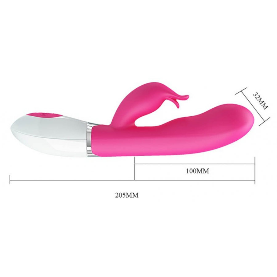 Vibro Rabbit FELIX Pretty Love 20cm Rose 6 Vibro Rabbit FELIX Pretty Love 20cm Rose – Image 6
