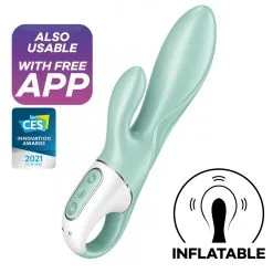Vibro Rabbit Gonflable AIR PUMP BUNNY 5+ Satisfyer 20cm -FÉMINITÉS boutique vibro rabbit gonflable air pump bunny 5 satisfyer 20cm 6