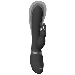 Vive Vibro Rabbit Gonflable TAKA 22 X 6cm Noir