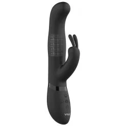 Vibro Rabbit IZARA Vive 22cm Noir -FÉMINITÉS boutique vibro rabbit izara vive 22cm noir 2